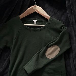 J Crew Mercantile Elbow Patch Sweater